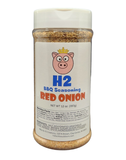 H2 Red Onion Seasoning BBQ Rub 12 oz