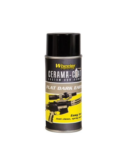 Wheeler Cerama-Coat Firearm Finish Restoration, 4oz, Aerosol, Flat Dark Earth