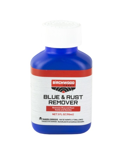 Birchwood Casey Blue & Rust Remover, Liquid, 3oz