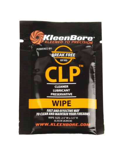 Kleen-Bore CLP Wipe, Powered By Break Free, Cleaning Wipes, 6 Pack