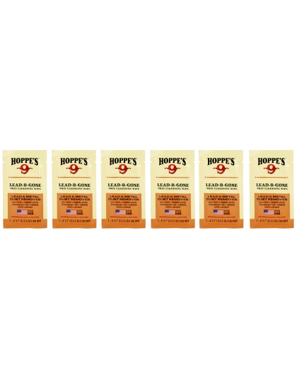 Hoppe's Lead Be Gone, Wipes, 6 Count