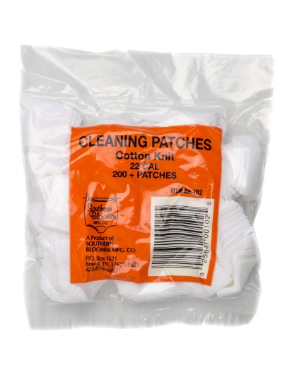 Southern Bloomer Cotton Patch, For .22 Caliber., 200 Per Bag