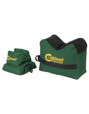 Caldwell Deadshot Shooting Bags, Front, Rear and Combo, Green, Unfilled