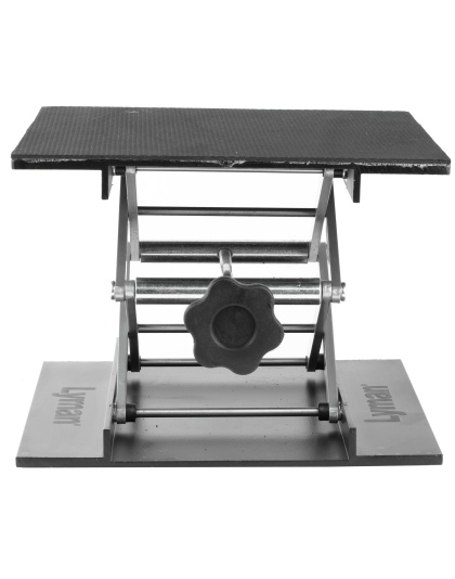 Lyman Products Shooting Rest, Black, Standard Size, Non-Slip Textured Platform, 10x10 Shooting Platform