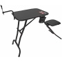 Birchwood Casey Ultra Steady Shooting Bench, Adjustable Rubber Coated Gun Rest, Folds Up for Easy Transport/Storage, Rated for 300lbs, Black