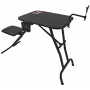 Birchwood Casey Ultra Steady Shooting Bench, Adjustable Rubber Coated Gun Rest, Folds Up for Easy Transport/Storage, Rated for 300lbs, Black