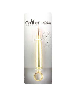 Caliber Gourmet 50 Caliber Corkscrew, Gold