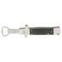 Caliber Gourmet Switchblade Style Bottle Opener, Black and Silver