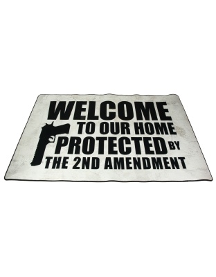 TekMat Door Mat, 2nd Amendment, Black, 25"x42"