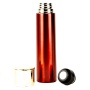 Caliber Gourmet Shotgun Shell Red Thermos Bottle, 1 Liter, 13" Tall, Insulated