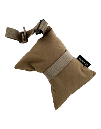 MDT Traveler, Shooting Bag, House Fill, 8"x6"x1", 500D Cordura Construction, Coyote