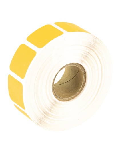Action Target Square Target Pasters, Orange, 7/8", Roll of 1000