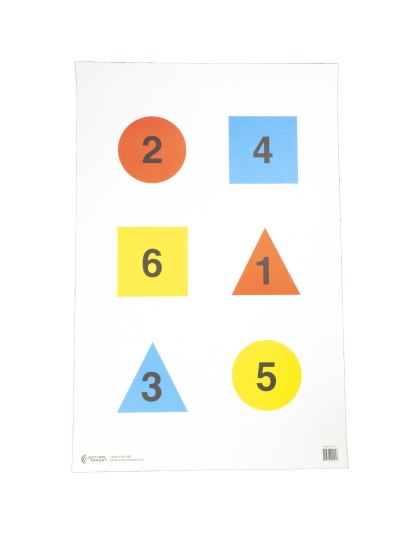 Action Target Discretionary Command Training Target V2-A, 23" x 35", 100 Per Box