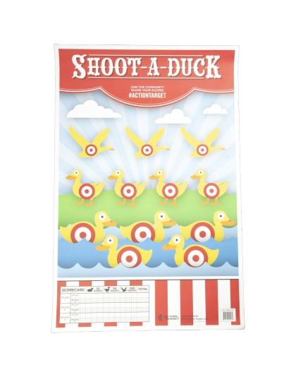 Action Target Arcade Classic Target, Multi Color, 23"x35", 100 Per Box