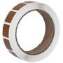 Action Target , Target Paster, 7/8" Square Bullet Hole Repair Paster, Brown, 1000 Per Roll
