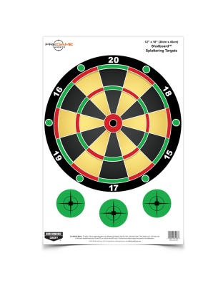 Birchwood Casey Pregame Target, Shotboard, 12x18, 8 Targets