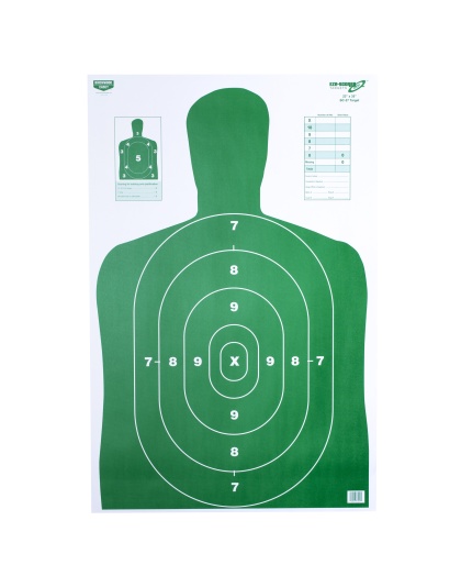 Birchwood Casey Eze-Scorer Target, BC-27,  23x35, 100 Targets, Green