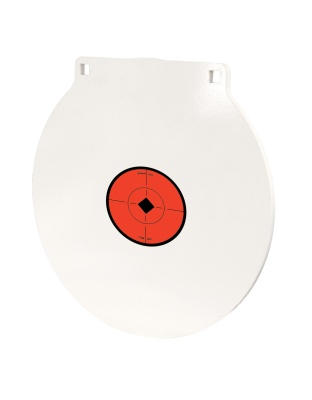 Birchwood Casey 1/2" Steel Target, 15", Round, White