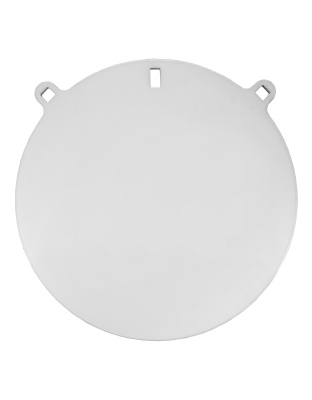 Birchwood Casey AR500 Gong, 15" Round Target, 3/8", White