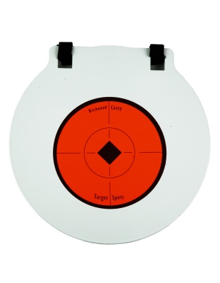 Birchwood Casey AR500 Gong, 8" Round Target, 3/8", White