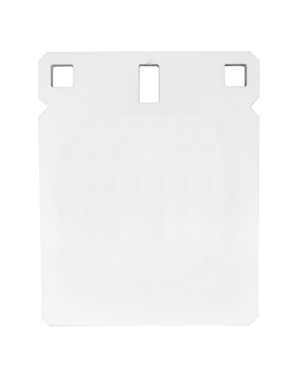 Birchwood Casey AR500 Gong, 6" Square Target, 3/8", White