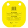 Caldwell AR500, Gong Target, 5", Steel, Yellow