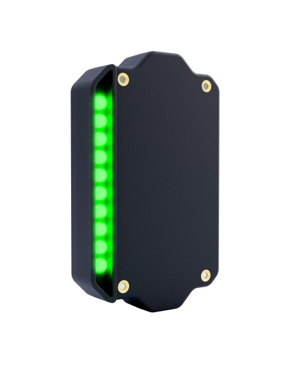 Caldwell Hit Indicator, LED Target Light, Hook and Loop Attachment, Black with Green LED