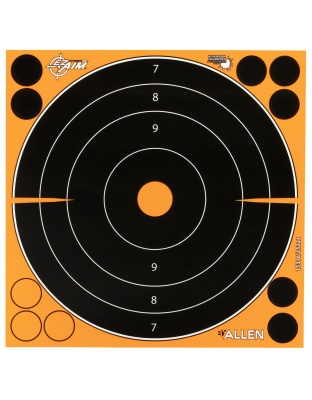 Allen Company EZ AIM Adhesive, Bullseye, 8x8", 30 Pack