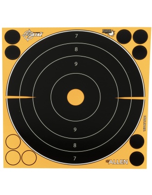 Allen Company EZ AIM Adhesive, Bullseye, 8", 6 Pack