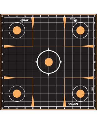 Allen Company EZ AIM Adhesive, Sight-In, 12x12", 5 Pack