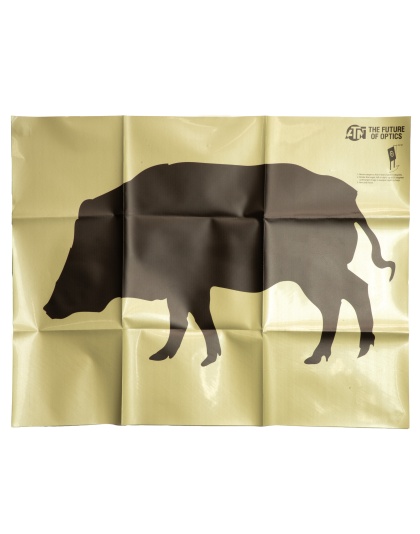 ATN Corp Boar Thermal Target, 30"x24", Kit Includes (1) Boar Target, (1) Universal Thermal Target, (12) Pasters