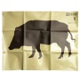 ATN Corp Boar Thermal Target, 30"x24", Kit Includes (1) Boar Target, (1) Universal Thermal Target, (12) Pasters