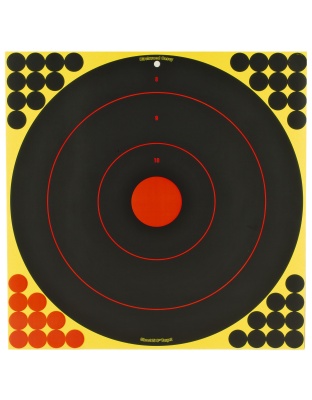 Birchwood Casey Shoot-N-C, Bullseye Target, 17.25", 5 Targets