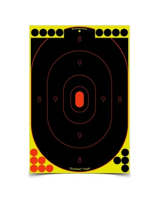 Birchwood Casey Shoot-N-C Target, Silhouette, 12x18, 5 Targets