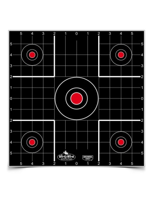 Birchwood Casey Dirty Bird Target, Sight-In, 12", 12 Targets