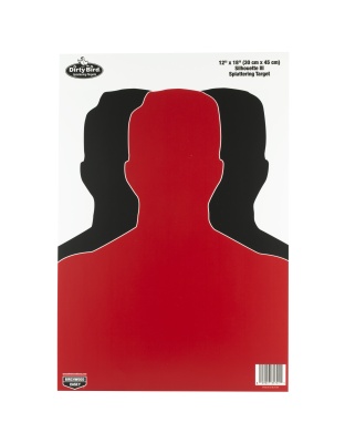 Birchwood Casey Dirty Bird Target, Silhouette III, 12x18, 8 Targets