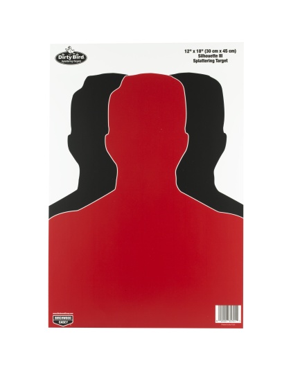 Birchwood Casey Dirty Bird Target, Silhouette III, 12x18, 8 Targets