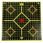 Pro-Shot Products Splatter Shot Sight In, Long Range, 17.75"x17.75", 5 Pack, Green/Black