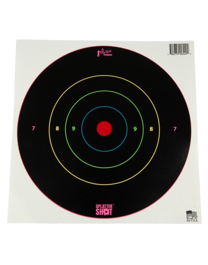 Pro-Shot Products Bullseye Target, 8" Bullseye, Adhesive Target, 6 Pack, Multi Color Rings