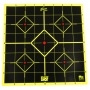 Pro-Shot Products Splatter Shot, Sight In, 8" Bullseye, Adhesive Target, 6 Pack, Black/Green
