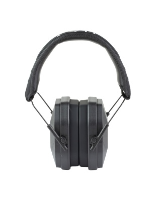 AXIL MX Passive Earmuff, Black, Includes Standard Foam Cups