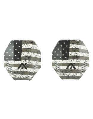 AXIL MX Plate, Fits MX Pro/Electronic/Passive Earmuffs,, Freedom American Flag Print