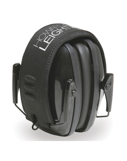 Howard Leight Leightning LOF Earmuff, Black, NRR 23, Folding