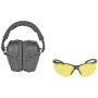 Champion Traps & Targets Shooting Combo Kit, Black Passive Earmuff, Amber Lens