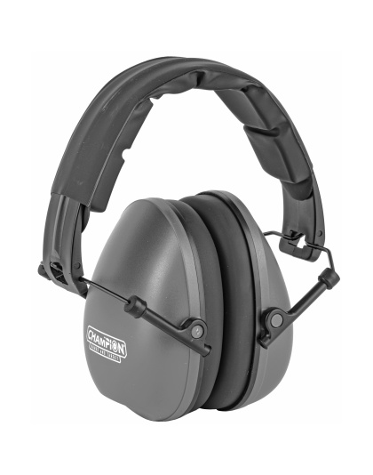 Champion Traps & Targets Slim Passive Earmuffs, Black
