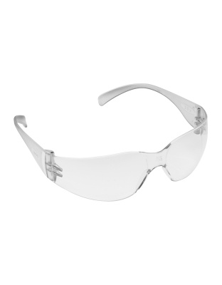 3M/Peltor Virtua Glasses, Clear Frame, Clear Lens