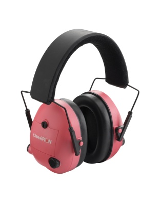 Champion Traps & Targets Electronic Earmuffs, Pink