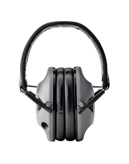 3M/Peltor Range Guard Electronic Hearing Protector, Gray, NRR 21, Folding
