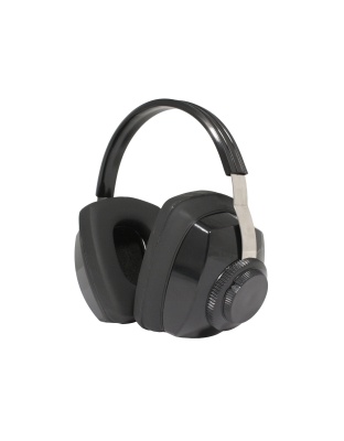 Radians Competitor Earmuff, Black, NRR 26