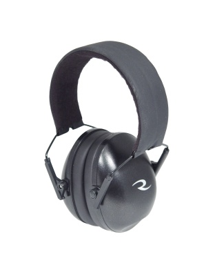 Radians Lowset Earmuff, Black, NRR 21